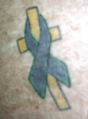 This is my one and only tattoo..peer presure :)